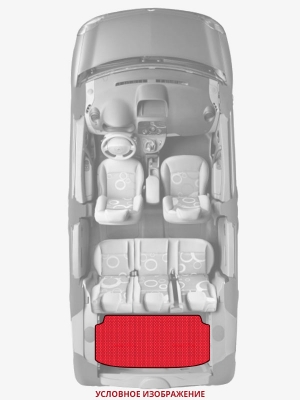ЭВА коврики «Queen Lux» багажник для Mercedes C 43 AMG